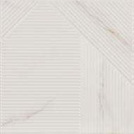 187599 Stripes Mix Calacatta 25x25