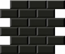 187843 Mosaico Minimetro Negro 29,1x29,6