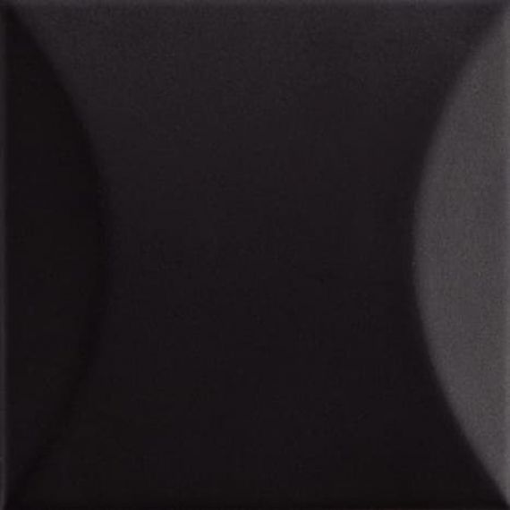 192052 Плитка Up Cuscino Black Glossy 10x10