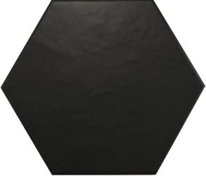 20338 Hexatile Negro Mate 17.5*20
