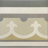 20928 Керамогранит CAPRICE BURGUNDY BORDER 20x20