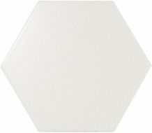 21767 Scale Hexagon White Matt 10,7х12,4