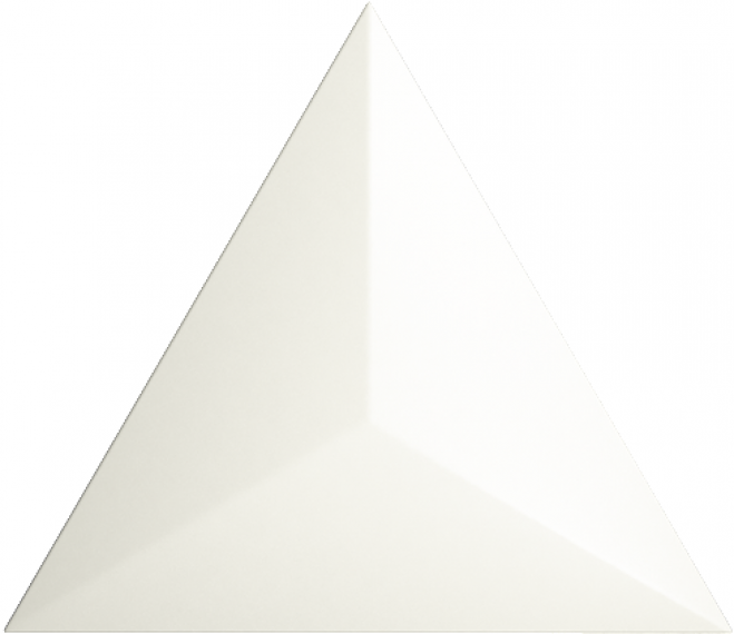 218241 Traingle Level White Matt 15x17