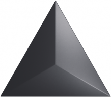218242 Traingle Level Black Matt 15x17
