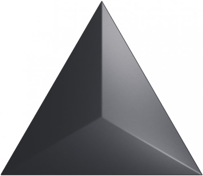218242 Traingle Level Black Matt 15x17
