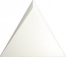 218245 Traingle Cascade White Matt 15x17