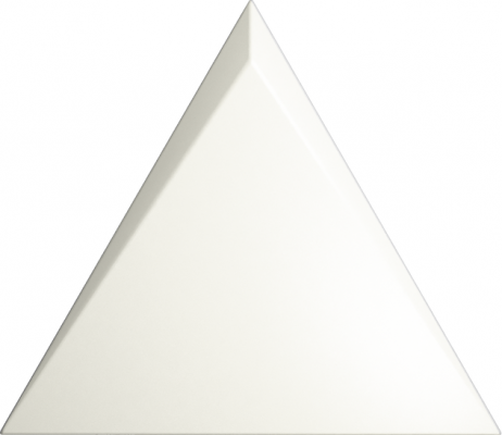 218245 Traingle Cascade White Matt 15x17