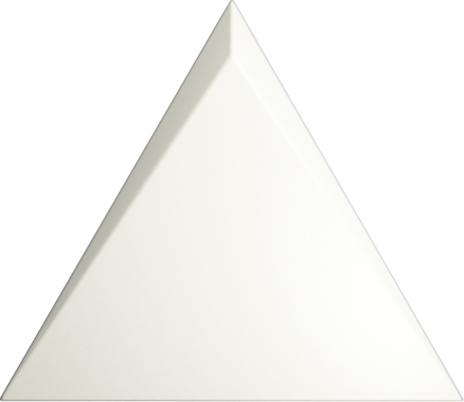218245 Traingle Cascade White Matt 15x17