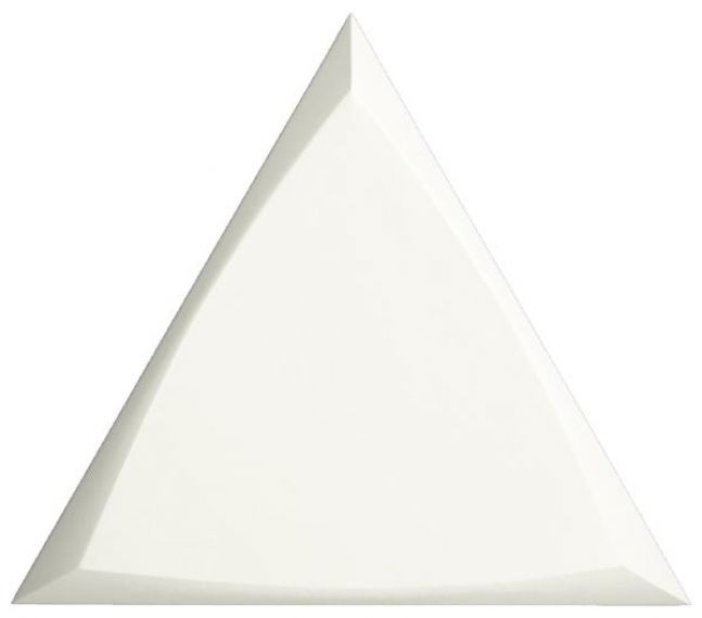 218249 Triangle Channel White Matt 15x17