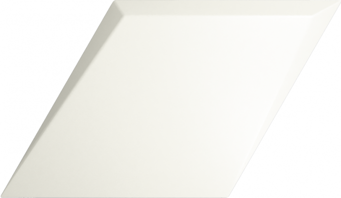 218262 Rombo Drop White Matt 15x25.9