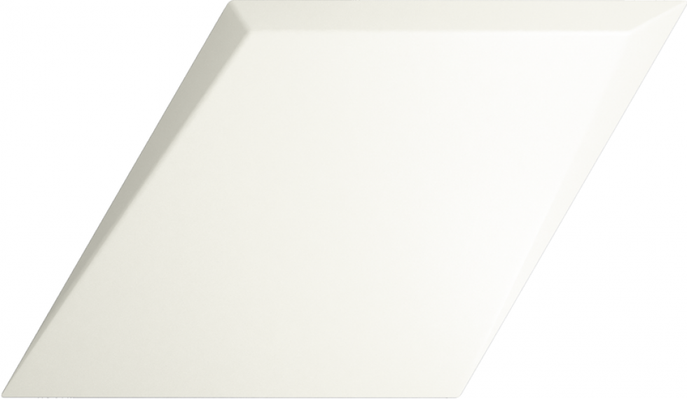 218262 Rombo Drop White Matt 15x25.9
