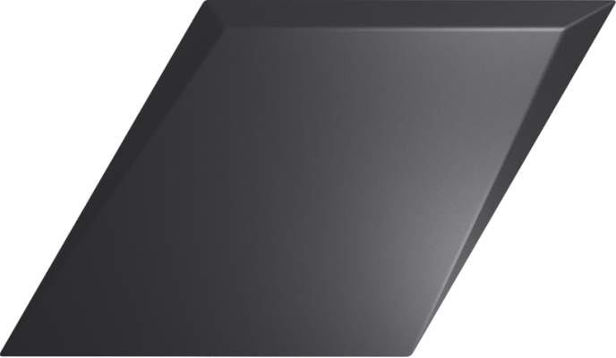 218263 Rombo Drop Black Matt 15x25.9