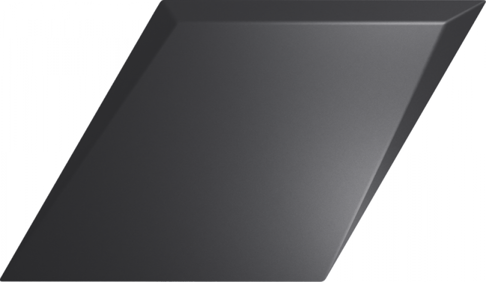 218263 Rombo Drop Black Matt 15x25.9