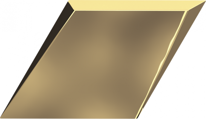 218350 Rombo Drop Gold Glossy 15x25.9