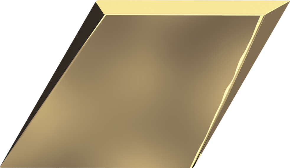 218350 Rombo Drop Gold Glossy 15x25.9