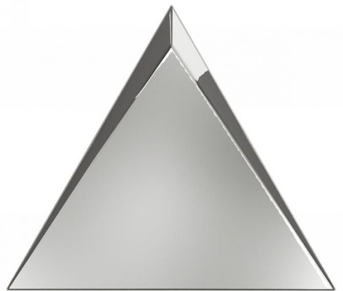 218366 Traingle Cascade Silver Glossy 15x17