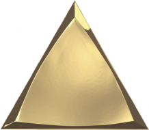 218368 Evoke Channel Gold Glossy 15x17