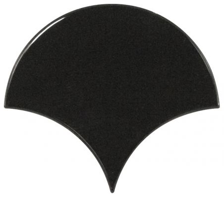 21967 Плитка Fan Black 10,6х12