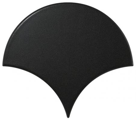 21976 Плитка Fan Black Matt 10,6х12