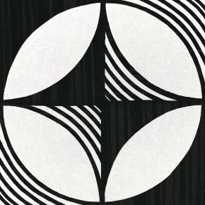 22123 Caprice Compass B&W 20х20