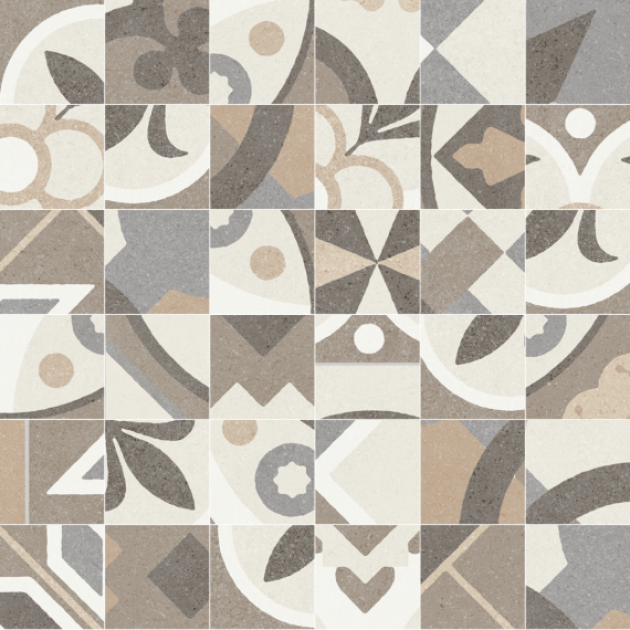 23441 D.Mila Warm Mosaic/SF 30x30