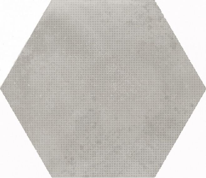 23603 Urban Hexagon Melange Silver 29,2X25,4