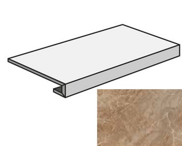 240557 MARBLE GRADONE MARRONE LAP 32,5x58,5