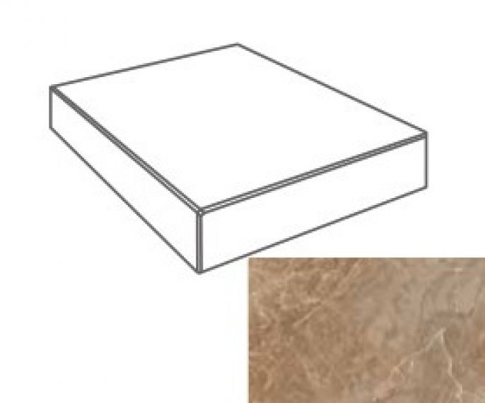 240577 MARBLE ANGOLARE MARRONE LAP 32,5x32,5