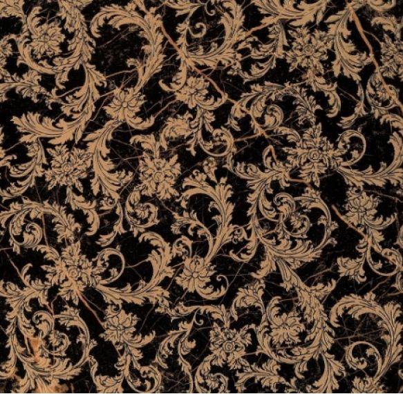 240703 Marble MODULO BAROCCHINO NERO 58,5x58,5