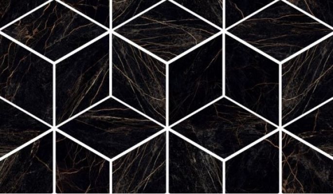 240833 MOSAICS T3-3D NERO 17x29,1