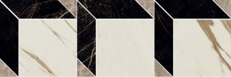 240851 MOSAICS CUBE NERO-BIANCO-GRIGIO 19,5x58,5