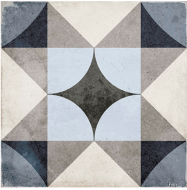 24410 ART NOUVEAU PALAIS BLUE 20*20