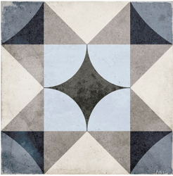 24410 ART NOUVEAU PALAIS BLUE 20*20