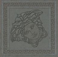 261165 GREEK Tozzetto ANTRACIT/ORO 12,5x12,5