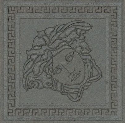 261165 GREEK Tozzetto ANTRACIT/ORO 12,5x12,5