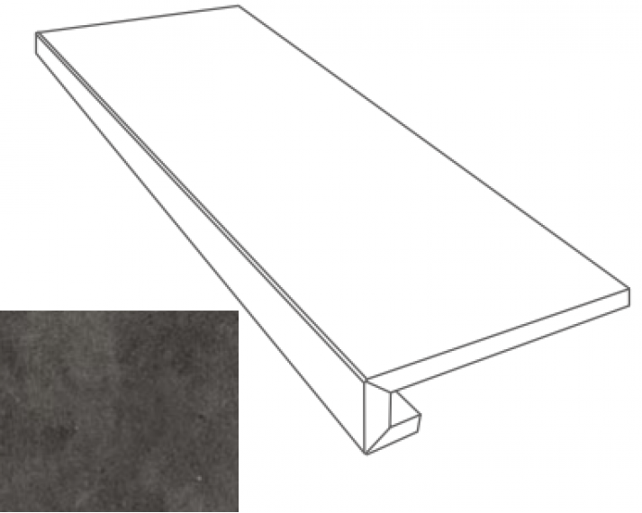 261233 GREEK GRADONE ANTRACITE 4x32x80