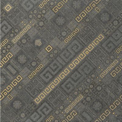 261333 GREEK STRIPES ANT/ORO 40x40