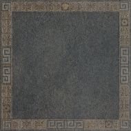 261363 GREEK CASSETTONE ANTRACITE/ORO 40x40