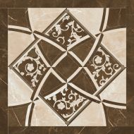 262535 Emote INTARSIO CREMA/MARRONE 78x78