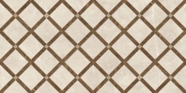 262545 INTRECCIO CREMA/MARRONE 39x78
