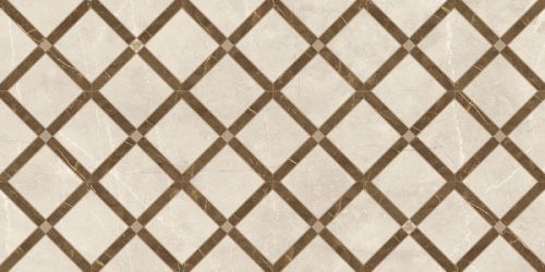 262545 INTRECCIO CREMA/MARRONE 39x78