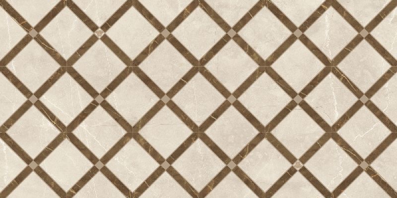 262545 INTRECCIO CREMA/MARRONE 39x78