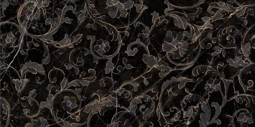 262552 FLOREALE NERO AMASANTA 39x78