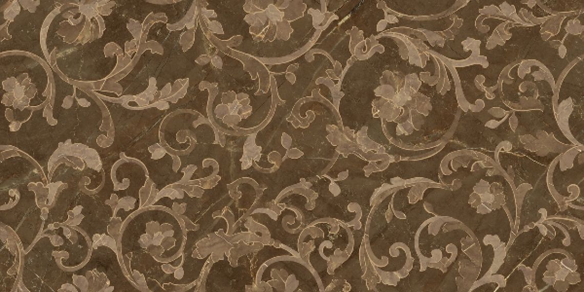 262553 FLOREALE PULPIS MARRONE 39x78