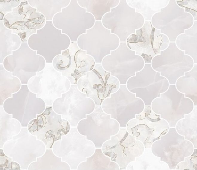 262620 MOSAICO ARABESCATO ONICE BIANCO 35x35
