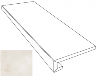 262640 GRADONE ONICE BIANCO 4x32x78