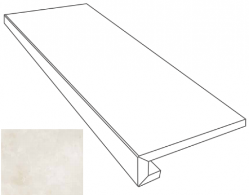 262640 GRADONE ONICE BIANCO 4x32x78