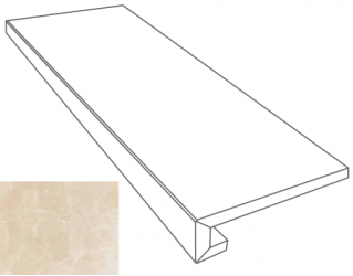 262641 GRADONE CREMA MARFIL 4x32x78