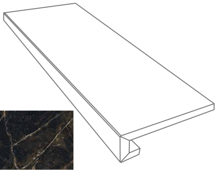 262642 GRADONE NERO AMASANTA 4x32x78