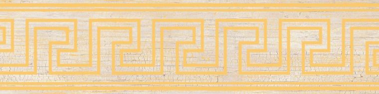 263042 Fascia Greca Oro White 20x80